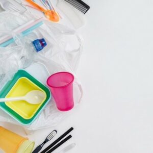 Productes d'un sol ús de plàstic, reciclatge 9%